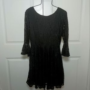Francesca's Black Lace Dress